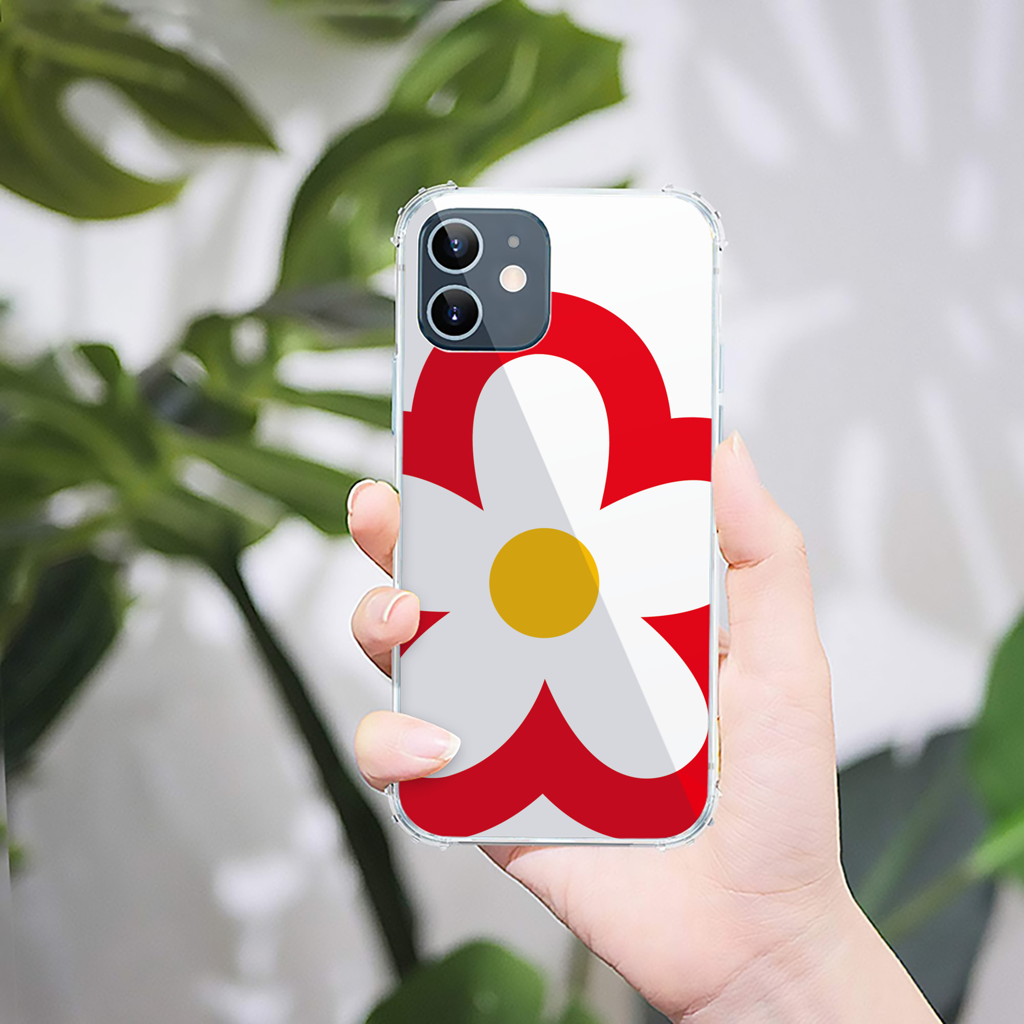 （画像用） Hello Kitty ハローキティ 【iPhone 12シリーズ対応】透明スマホケース（クリアソフトケース）